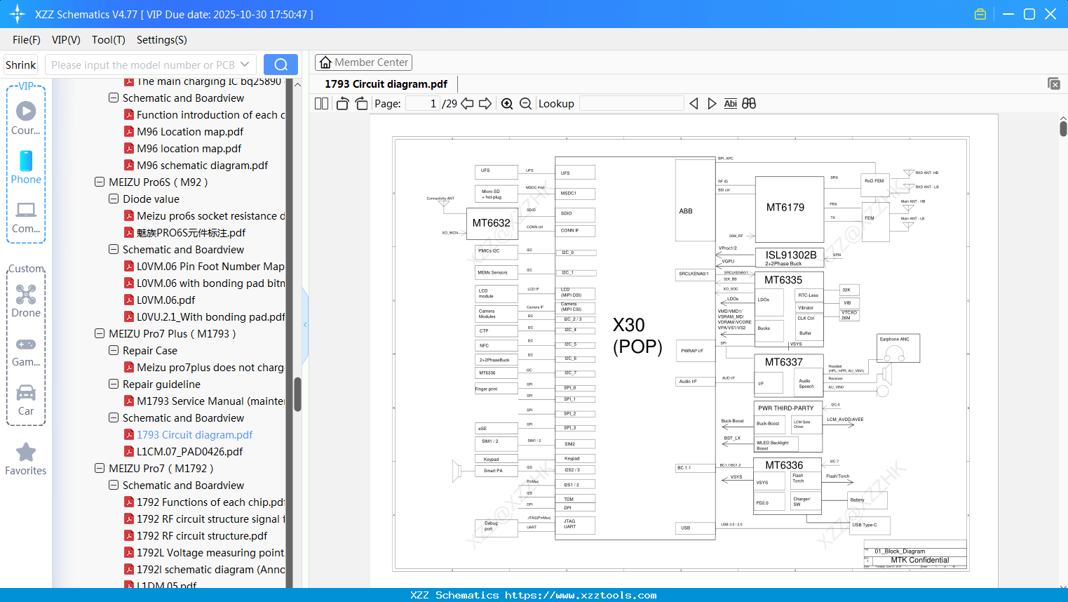 Meizu 1793 Circuit Diagram